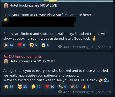 A photo of a text chat.